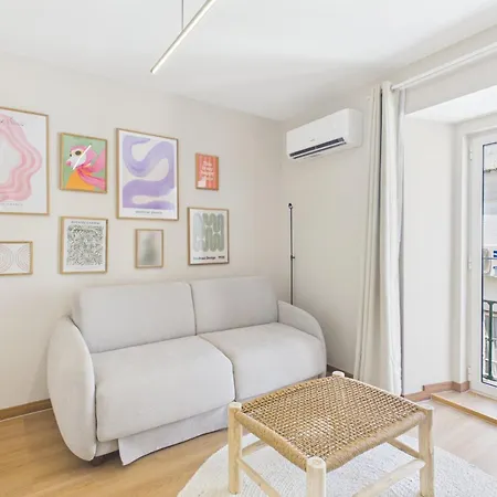 Appartement Brand-new Cosy W/ A/c - Principe Real | By Airnest *